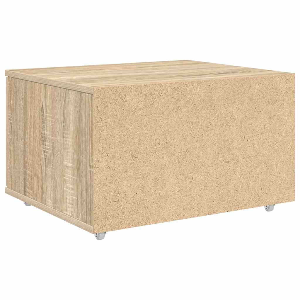 Schubladenschrank Mit Rad Sonoma-Eiche 55 x 45 x 31 cm