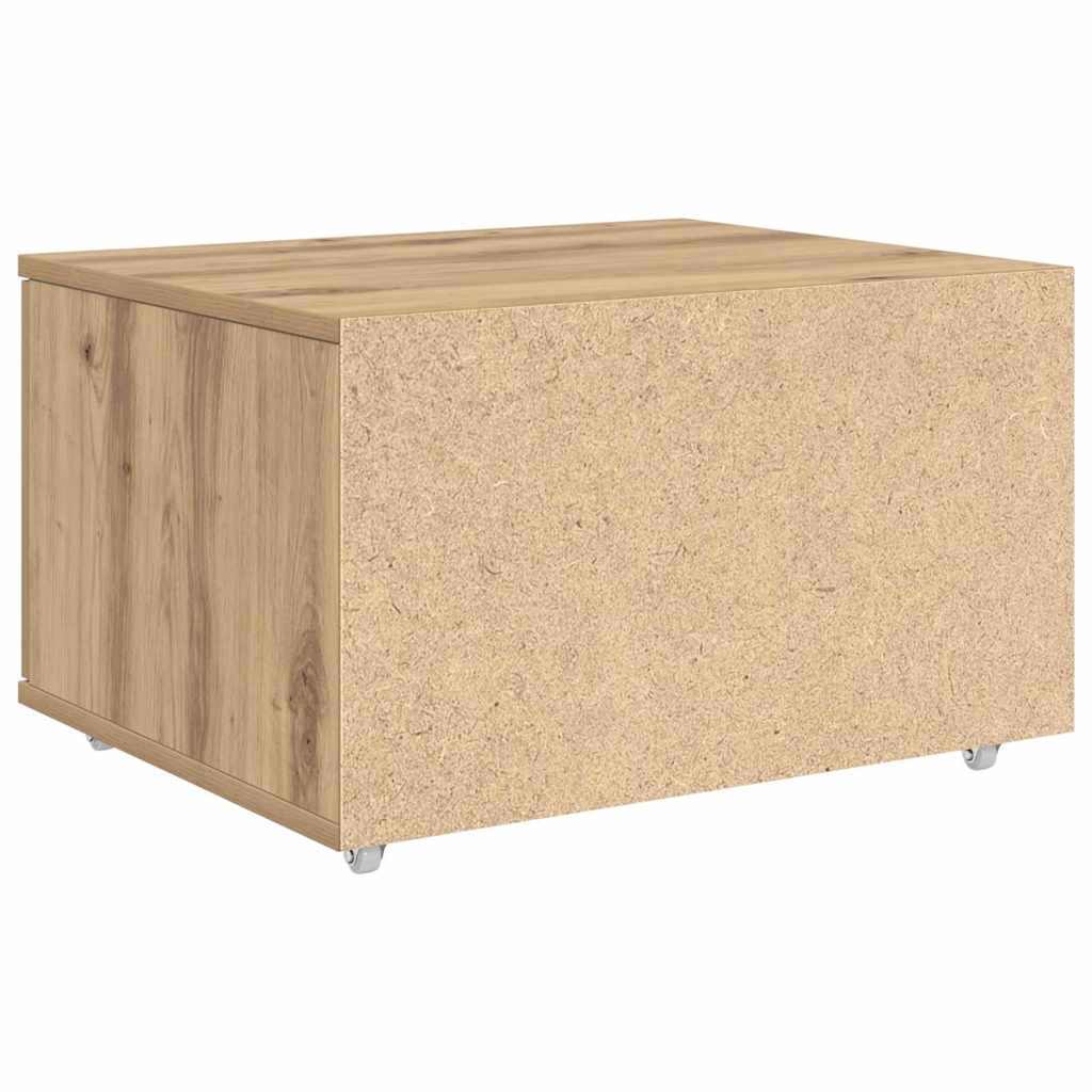 Schubladenschrank Mit Rad Artisan-Eiche 55 x 45 x 31 cm