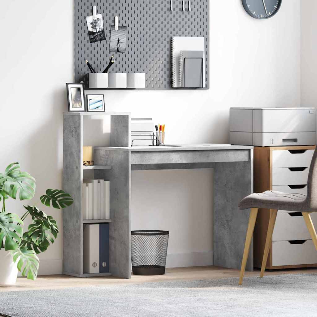 Schreibtisch Beton Grau 100 x 40 x 90 cm Holzwerkstoff