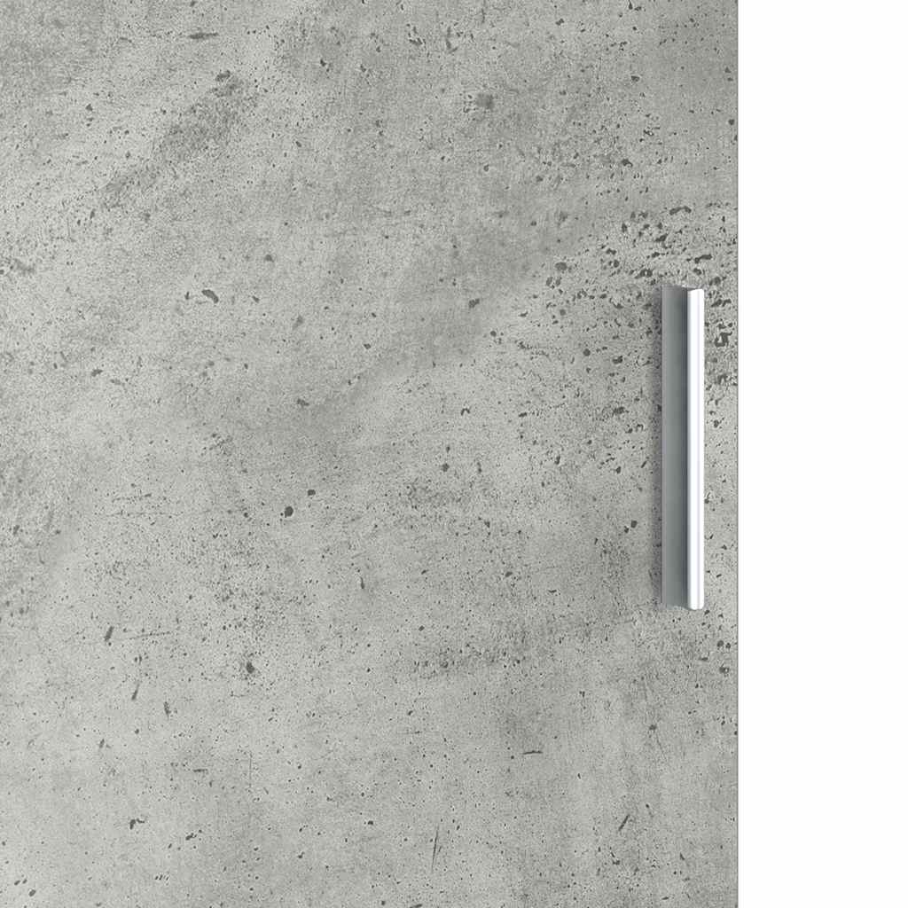 Highboard Beton Grau 35 x 39 x 168 cm
