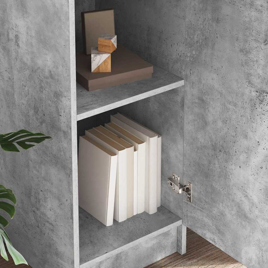 Highboard Beton Grau 35 x 39 x 168 cm