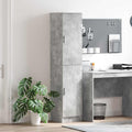 Highboard Beton Grau 35 x 39 x 168 cm