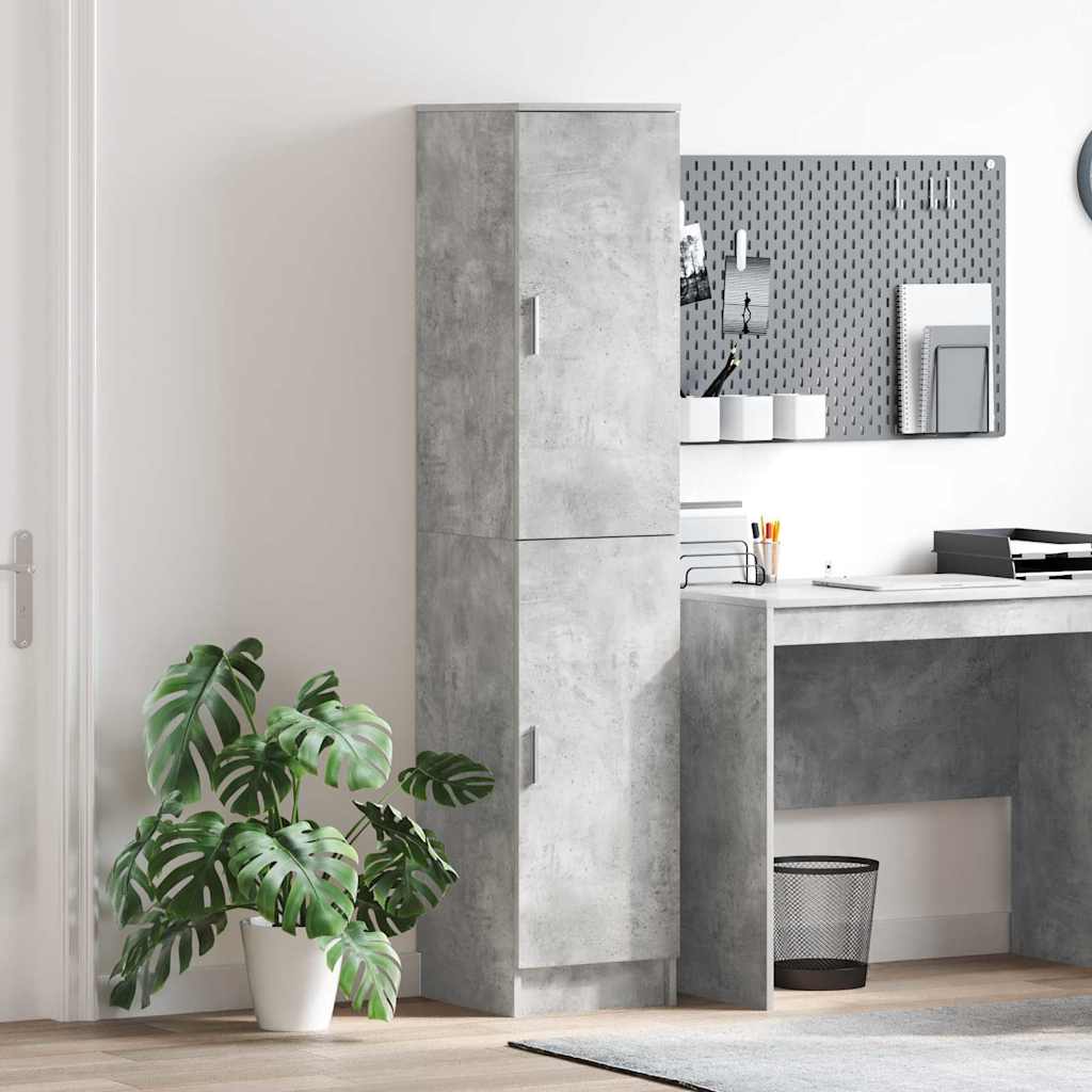 Highboard Beton Grau 35 x 39 x 168 cm
