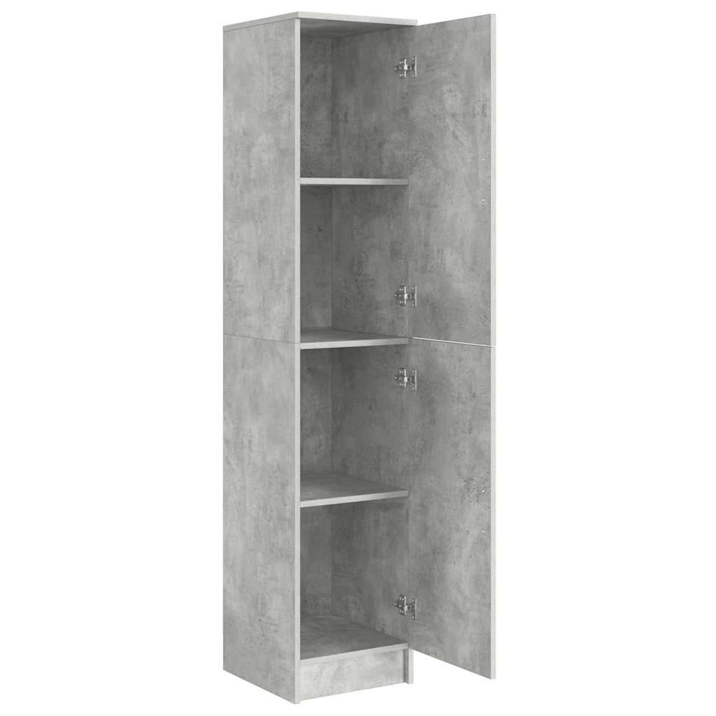 Highboard Beton Grau 35 x 39 x 168 cm