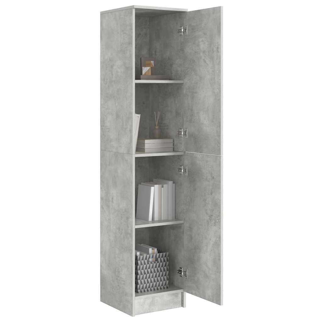 Highboard Beton Grau 35 x 39 x 168 cm