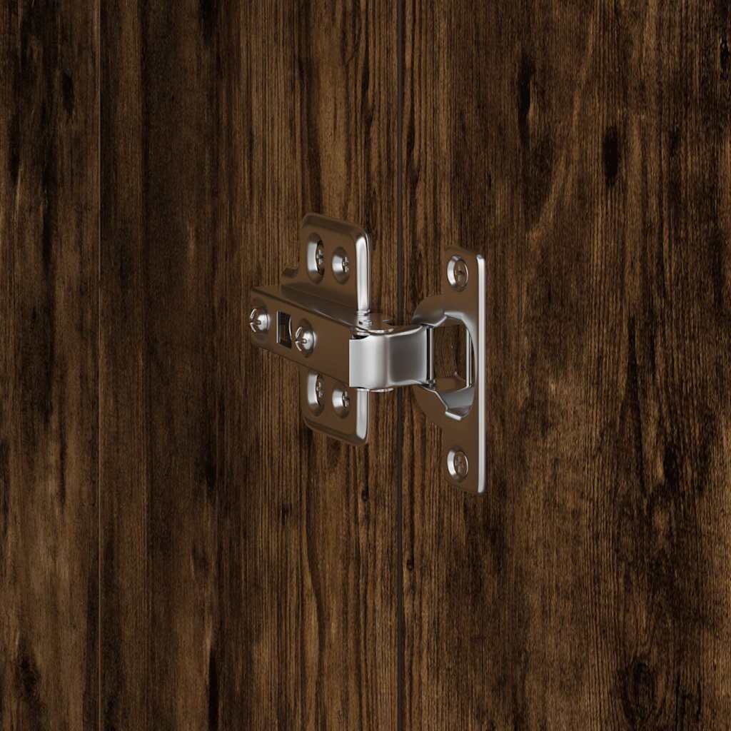 Highboard Geräucherte Eiche 35 x 39 x 168 cm