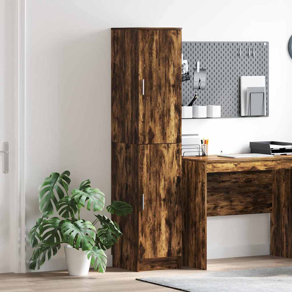 Highboard Geräucherte Eiche 35 x 39 x 168 cm