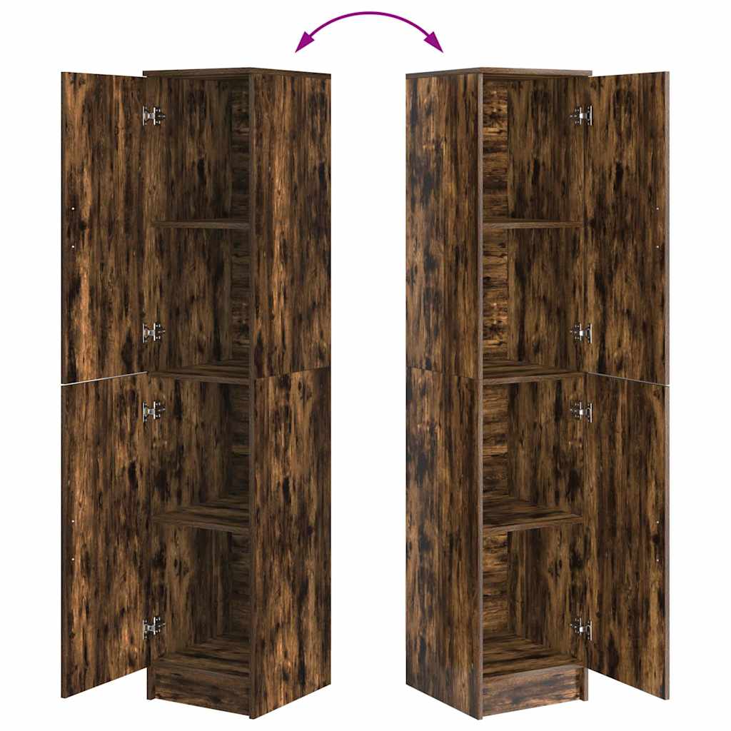 Highboard Geräucherte Eiche 35 x 39 x 168 cm