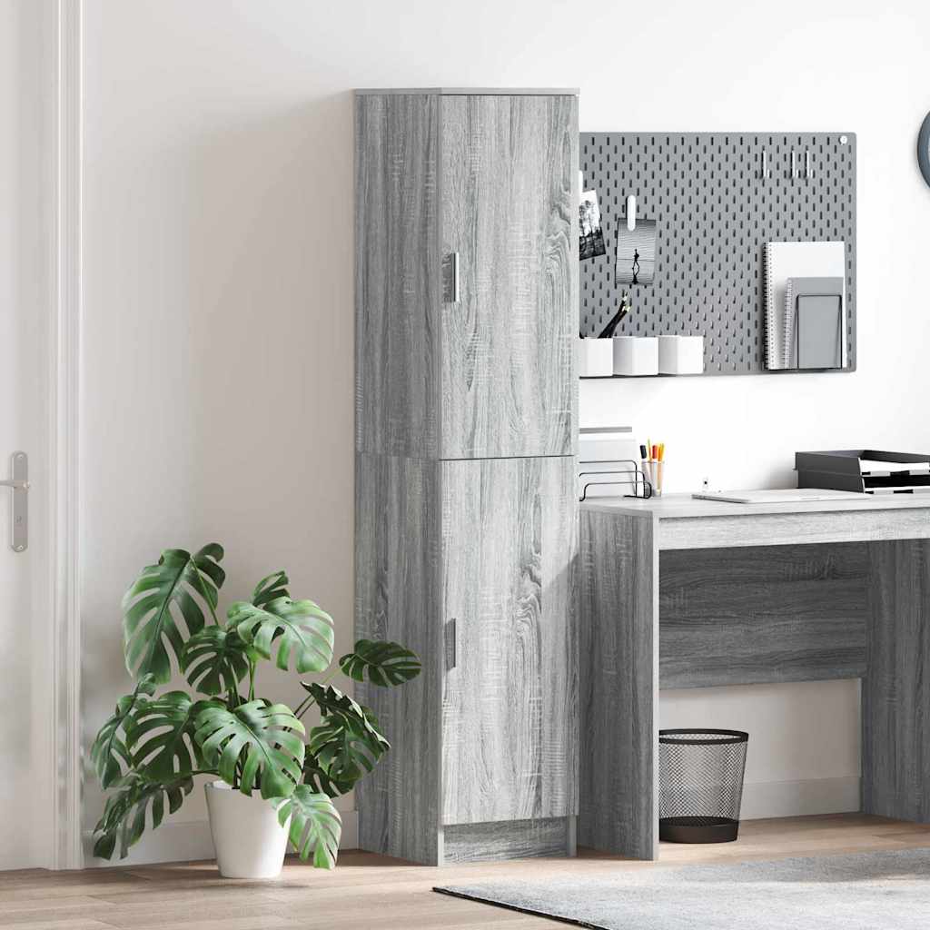 Highboard Graues Sonoma 35 x 39 x 168 cm