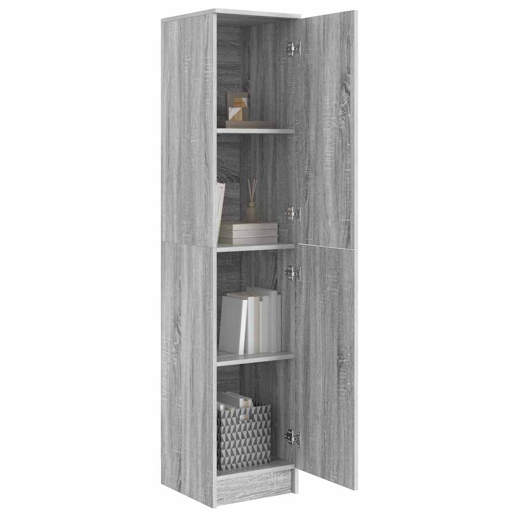 Highboard Graues Sonoma 35 x 39 x 168 cm