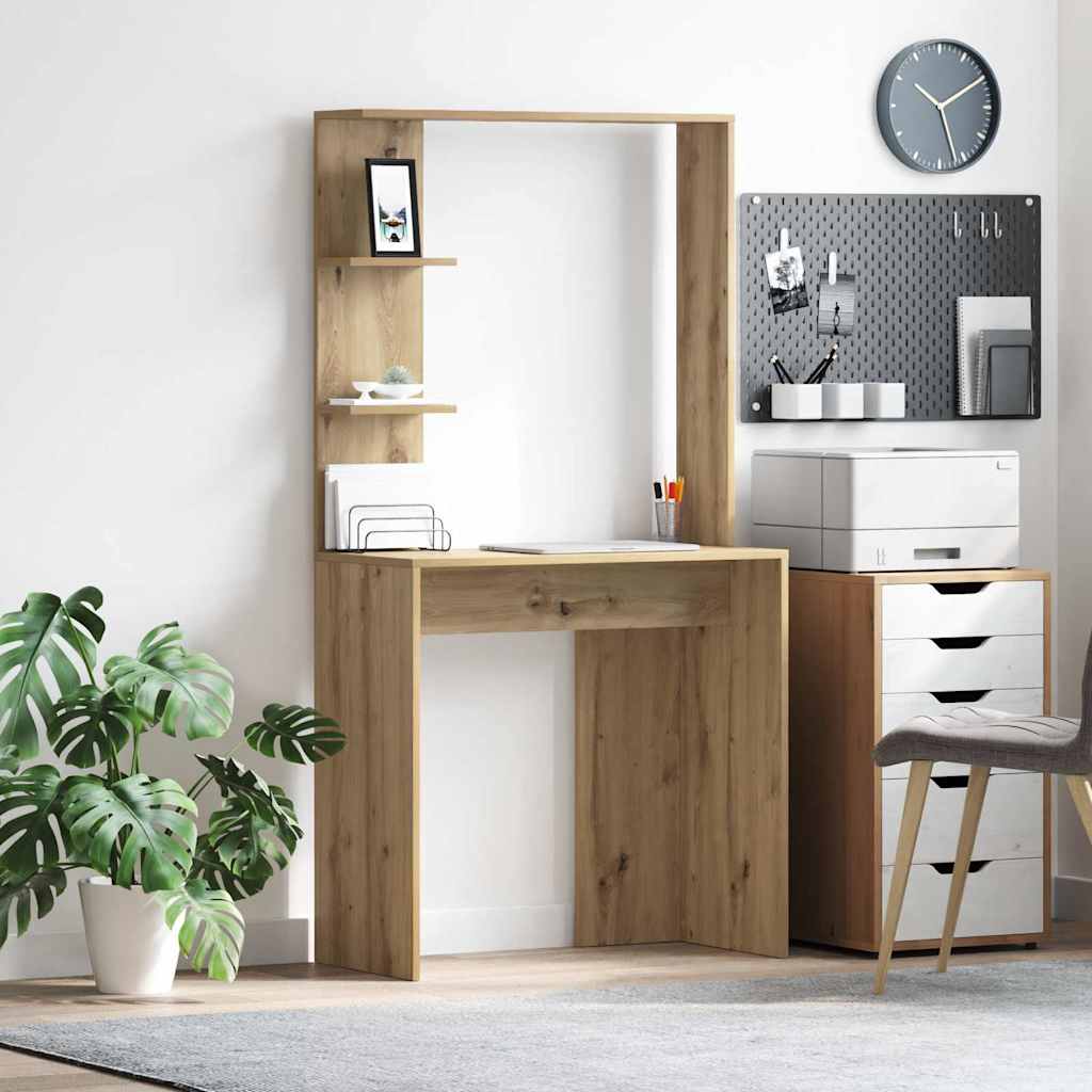 Schreibtisch Artisan-Eiche 78,5 x 37 x 154,5 cm Holzwerkstoff