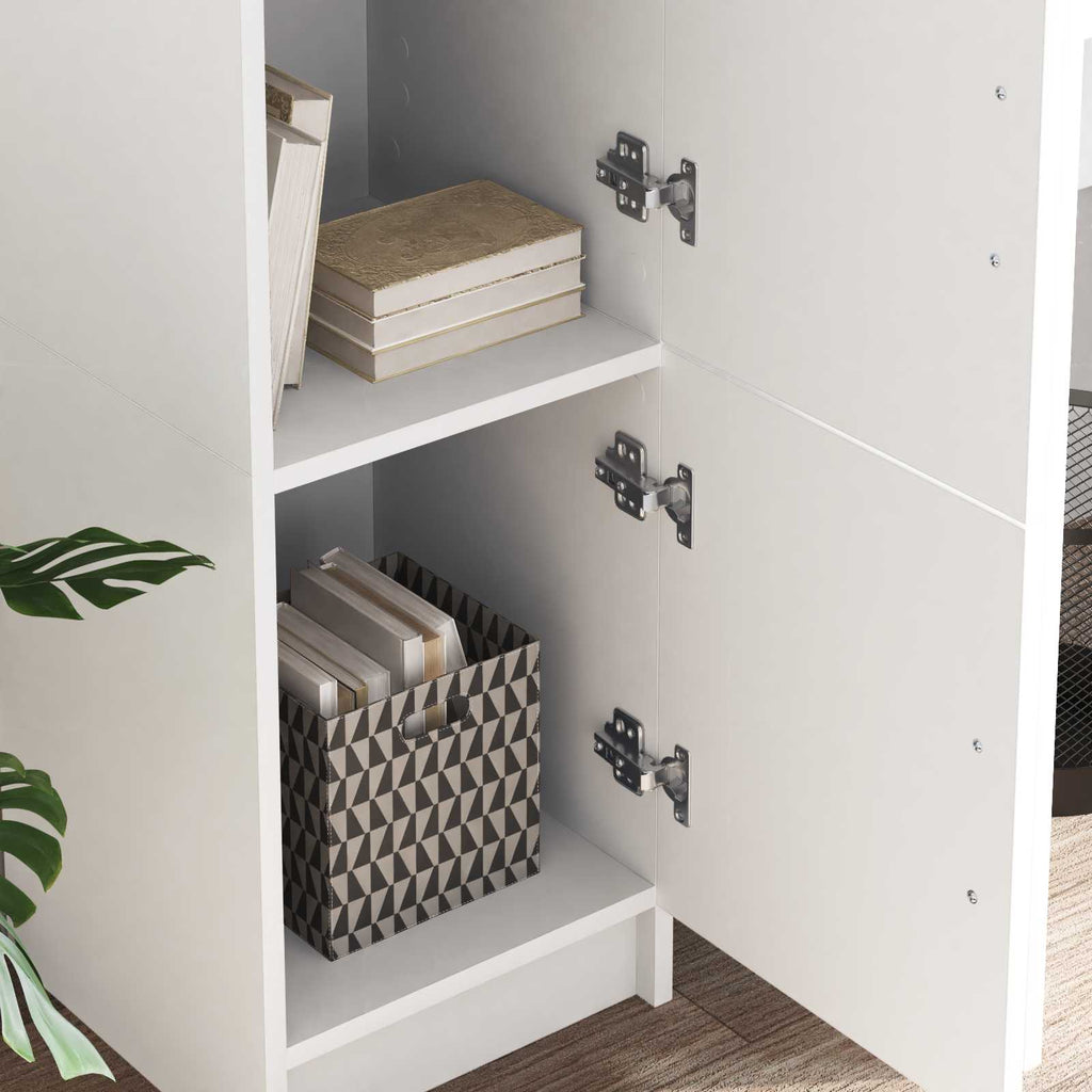 Highboard Weiß 31,5 x 32 x 122,5 cm