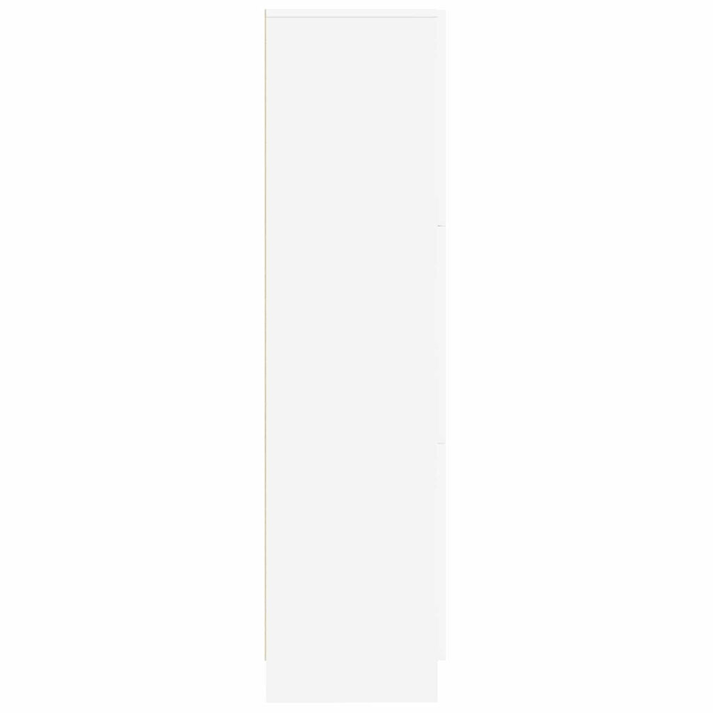 Highboard Weiß 31,5 x 32 x 122,5 cm