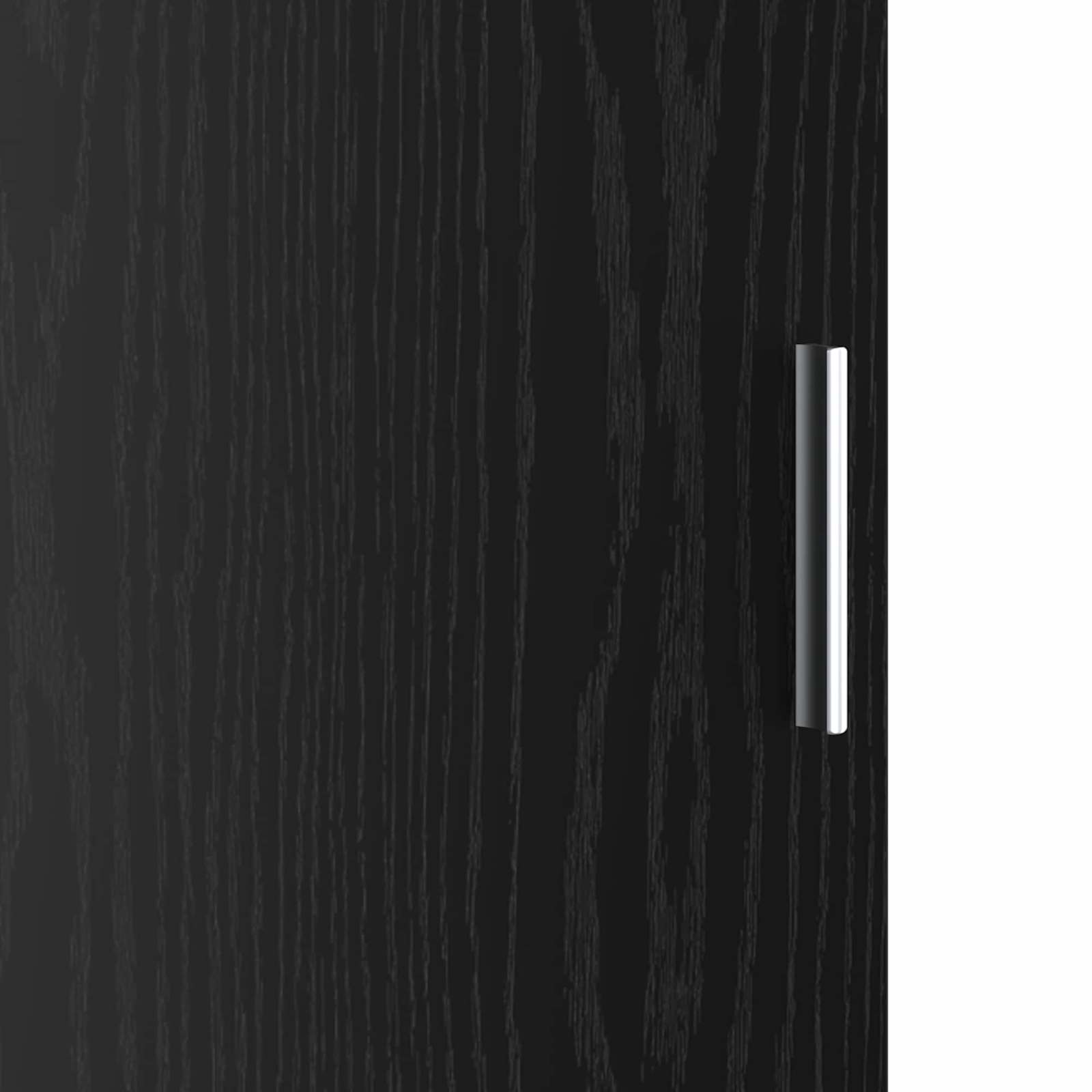 Highboard Schwarz Eichen-Optik 31,5 x 32 x 122,5 cm