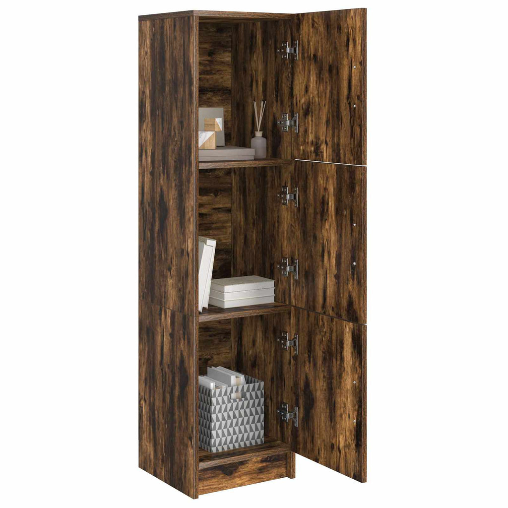 Highboard Geräucherte Eiche 31,5 x 32 x 122,5 cm