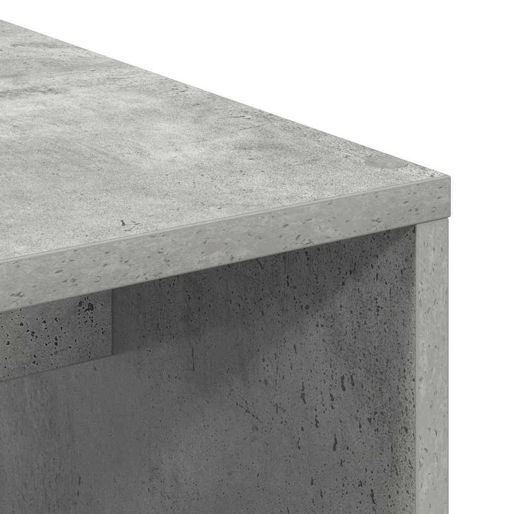 Schreibtisch Beton Grau 102 x 50 x 124 cm Holzwerkstoff