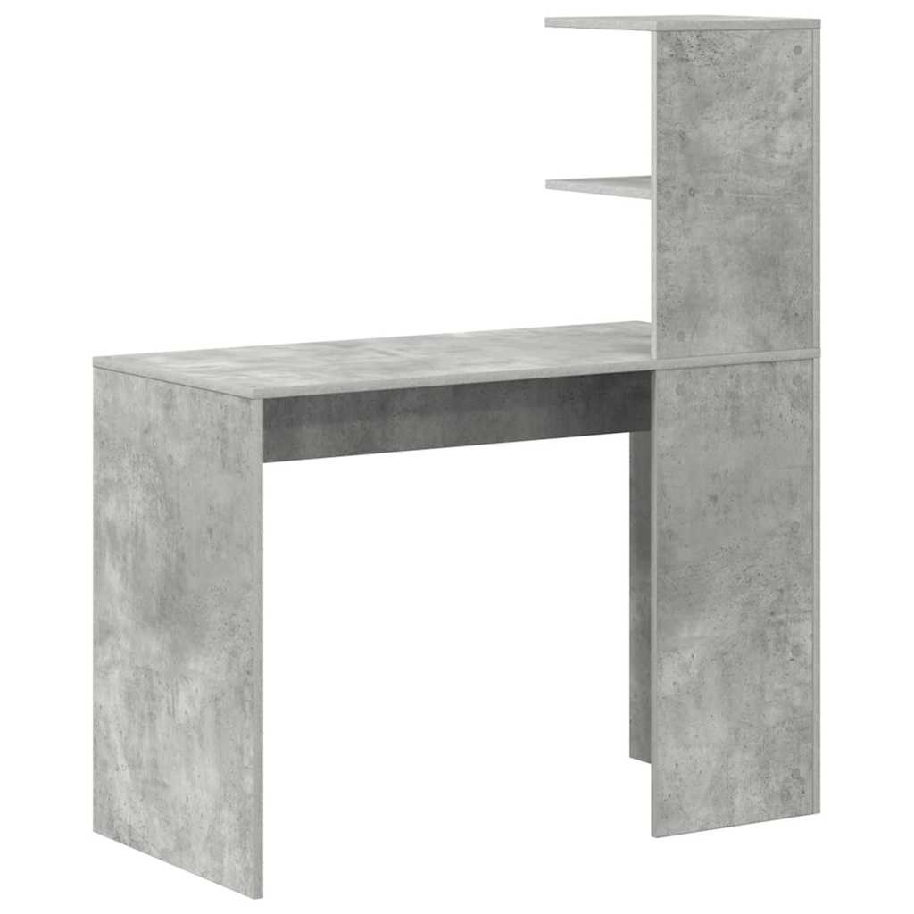 Schreibtisch Beton Grau 102 x 50 x 124 cm Holzwerkstoff