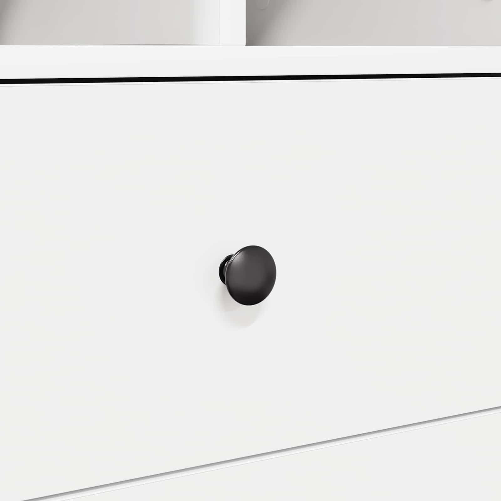 Highboard mit Schubladen Weiß 45,5 x 34 x 127 cm