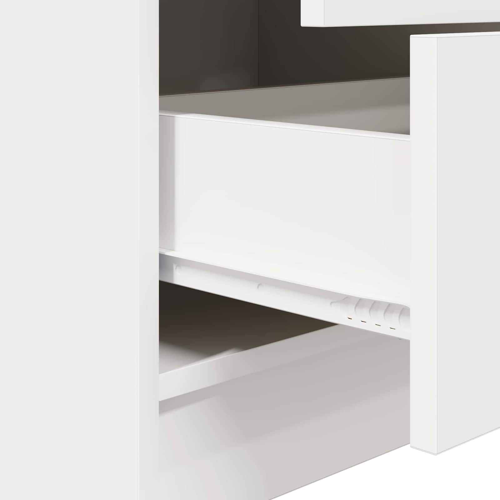 Highboard mit Schubladen Weiß 45,5 x 34 x 127 cm