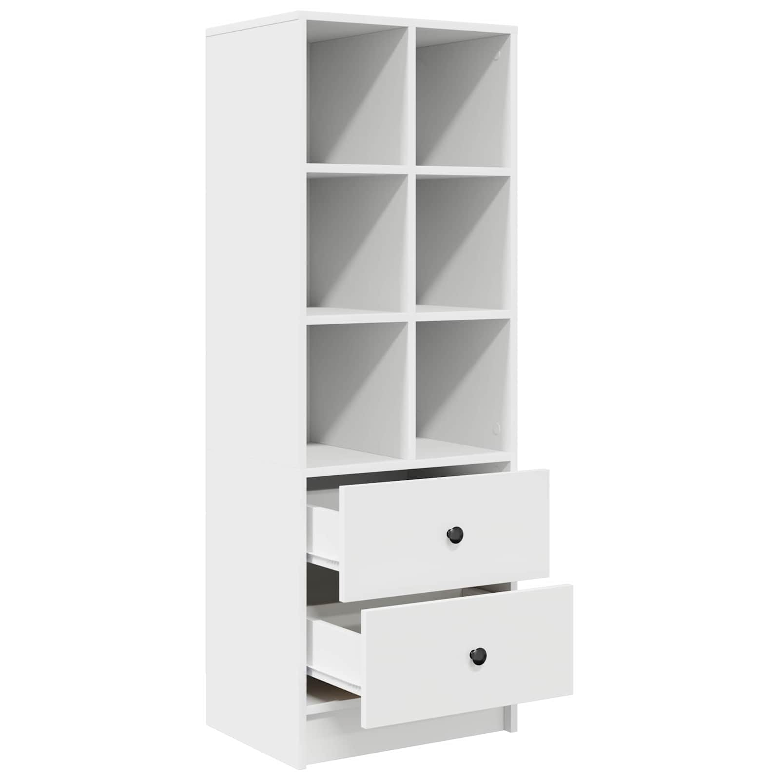 Highboard mit Schubladen Weiß 45,5 x 34 x 127 cm