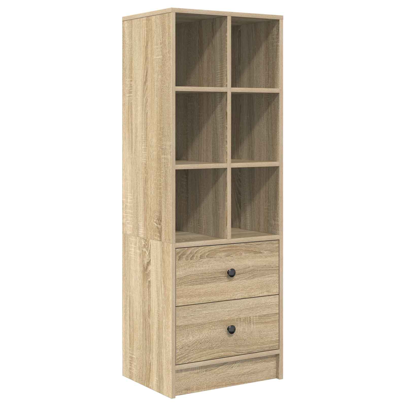 Highboard mit Schubladen Sonoma-Eiche 45,5 x 34 x 127 cm