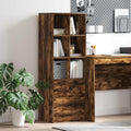 Highboard mit Schubladen Geräucherte Eiche 45,5 x 34 x 127 cm