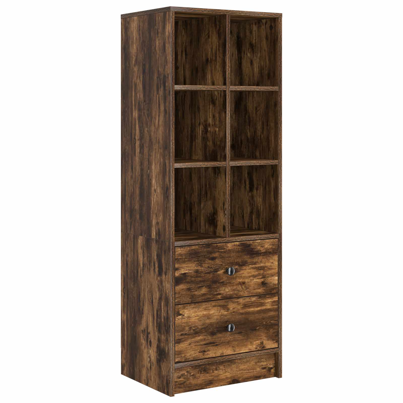 Highboard mit Schubladen Geräucherte Eiche 45,5 x 34 x 127 cm