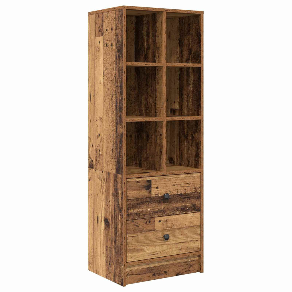 Highboard mit Schubladen Altholz 45,5 x 34 x 127 cm