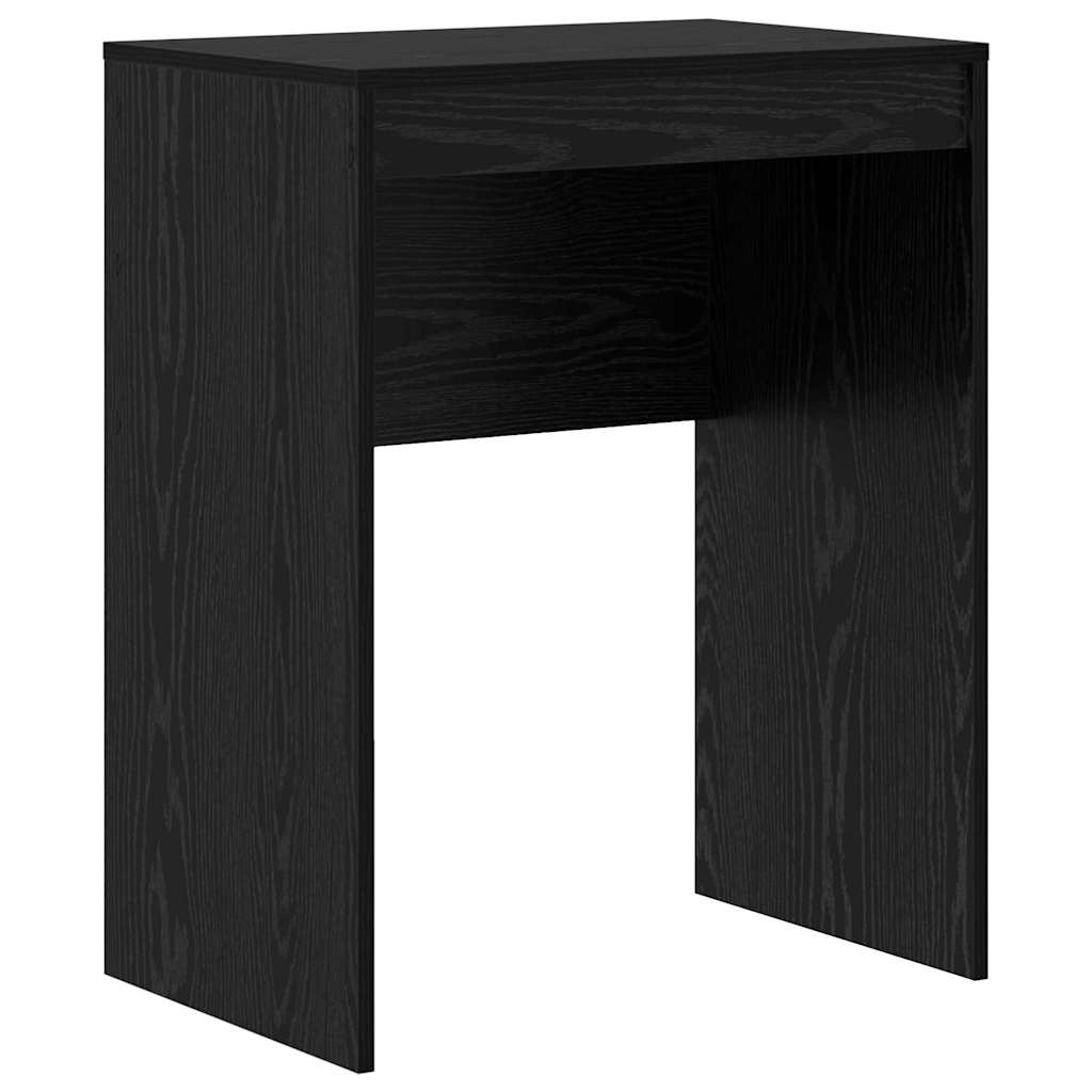 Schreibtisch Schwarz Eichen-Optik 60 x 40 x 76 cm