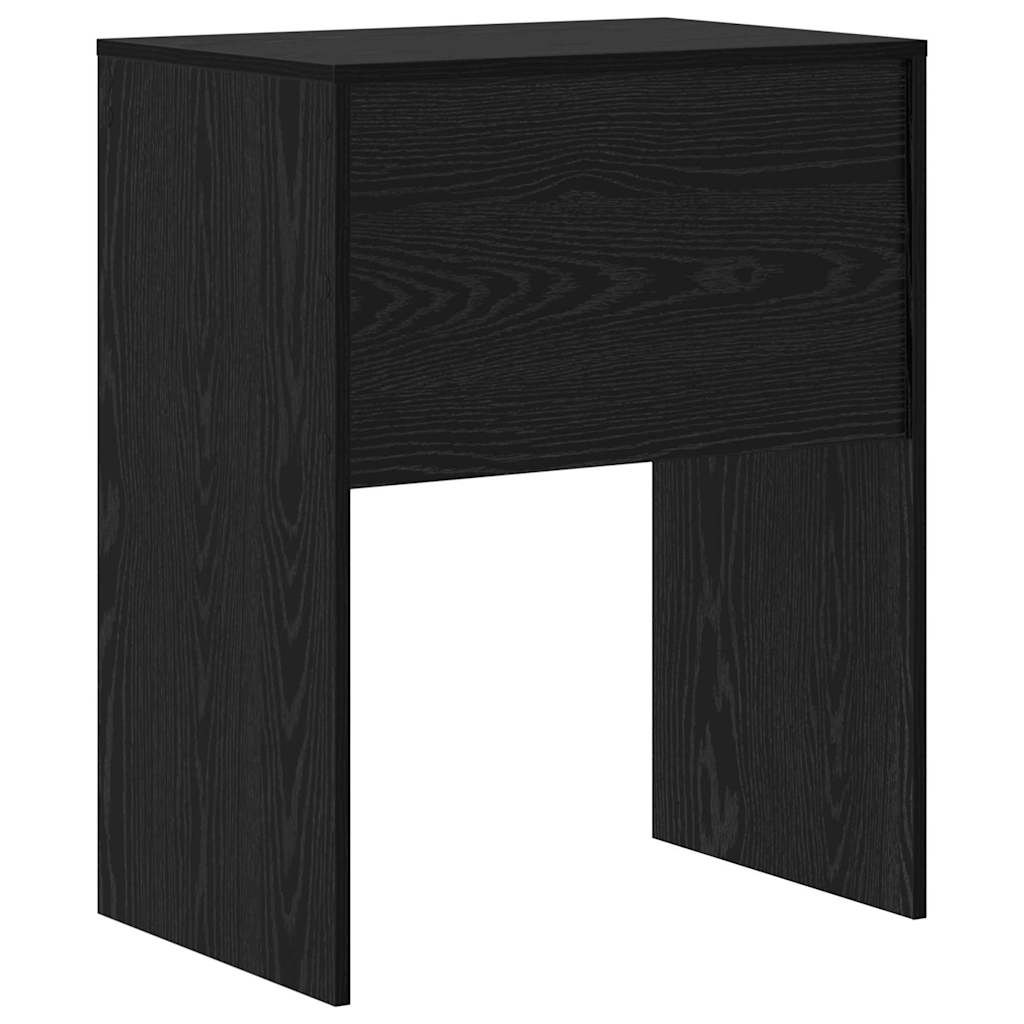 Schreibtisch Schwarz Eichen-Optik 60 x 40 x 76 cm