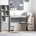 Schreibtisch Beton Grau 90 x 40 x 76 cm