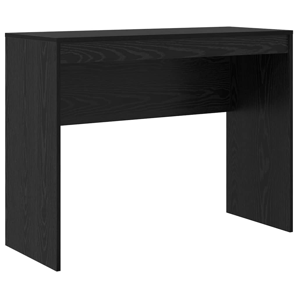 Schreibtisch Schwarz Eichen-Optik 100 x 40 x 76 cm