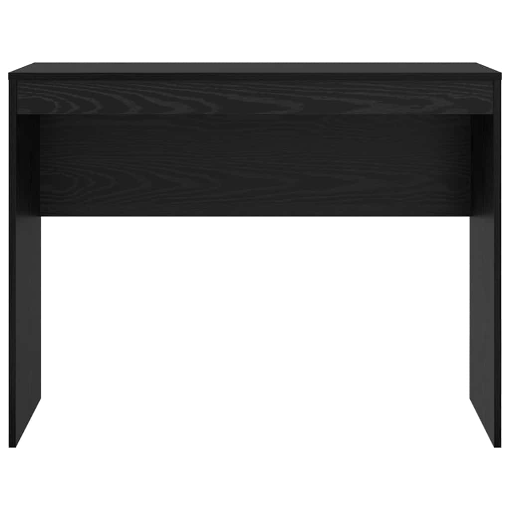 Schreibtisch Schwarz Eichen-Optik 100 x 40 x 76 cm