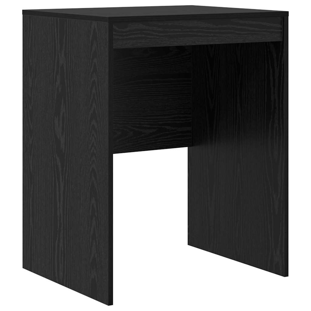 Schreibtisch Schwarz Eichen-Optik 60 x 50 x 76 cm