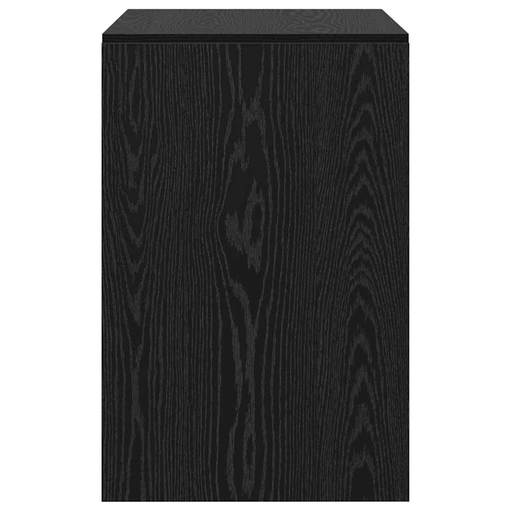 Schreibtisch Schwarz Eichen-Optik 90 x 50 x 76 cm