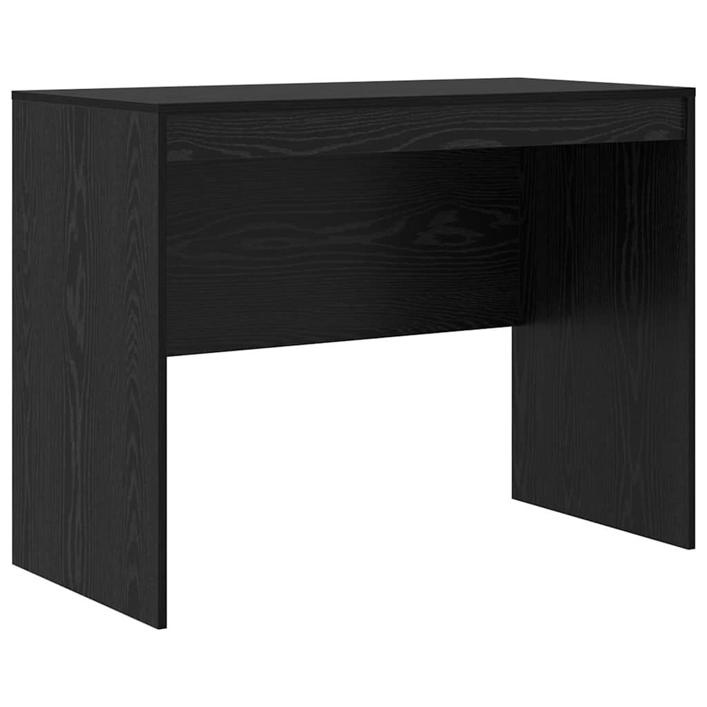 Schreibtisch Schwarz Eichen-Optik 100 x 50 x 76 cm