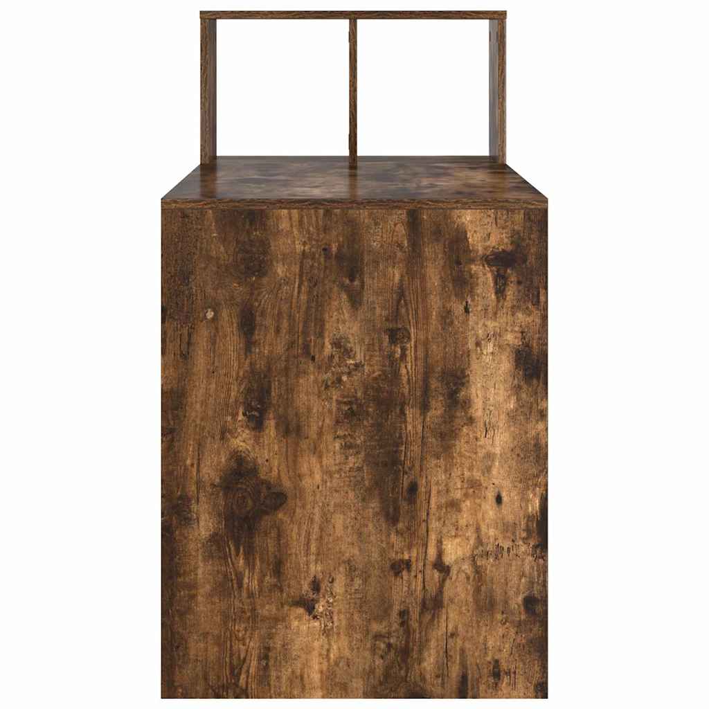 Schreibtisch mit Regal Geräucherte Eiche 108 x 55 x 103.5 cm