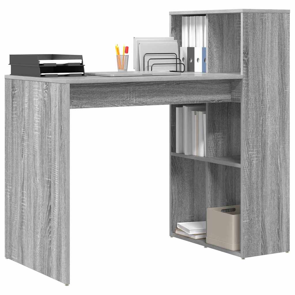 Schreibtisch Graues Sonoma 108 x 55 x 103.5 cm Holzwerkstoff