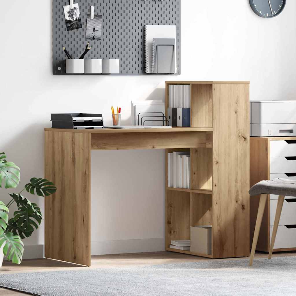 Schreibtisch Artisan-Eiche 108 x 55 x 103.5 cm Holzwerkstoff