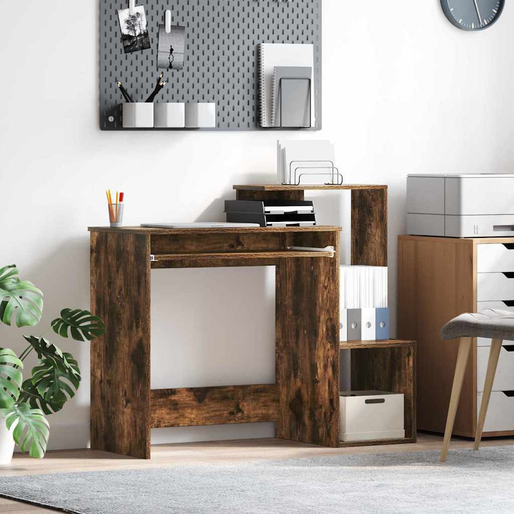 Schreibtisch Geräucherte Eiche 106 x 41 x 88.5 cm Holzwerkstoff