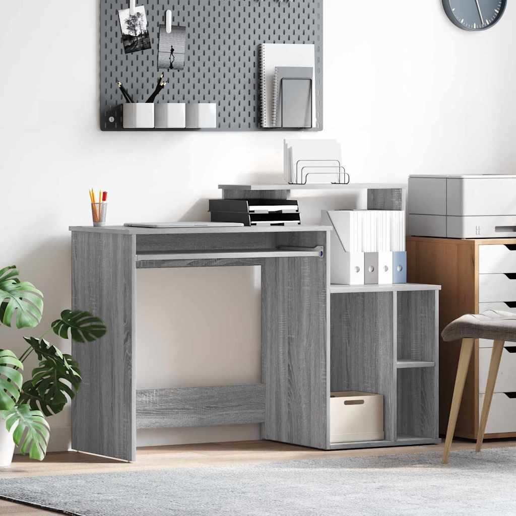 Schreibtisch Graues Sonoma 120,5 x 44 x 88,5 cm Holzwerkstoff