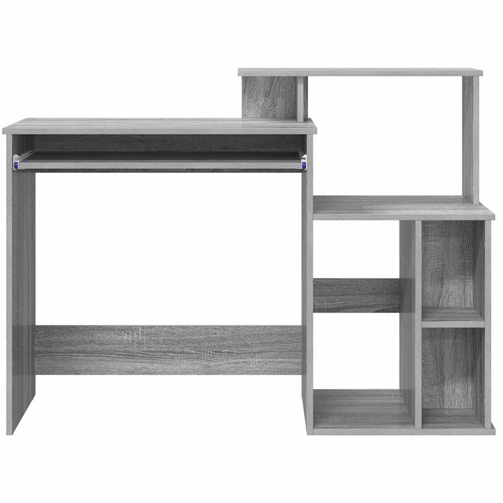 Schreibtisch Graues Sonoma 120,5 x 44 x 88,5 cm Holzwerkstoff