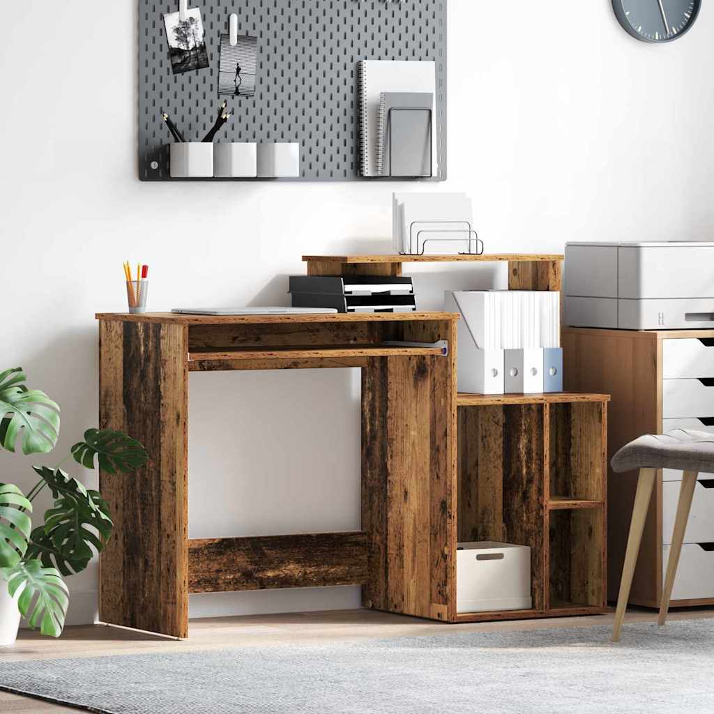 Schreibtisch Altholz 120,5 x 44 x 88,5 cm Holzwerkstoff
