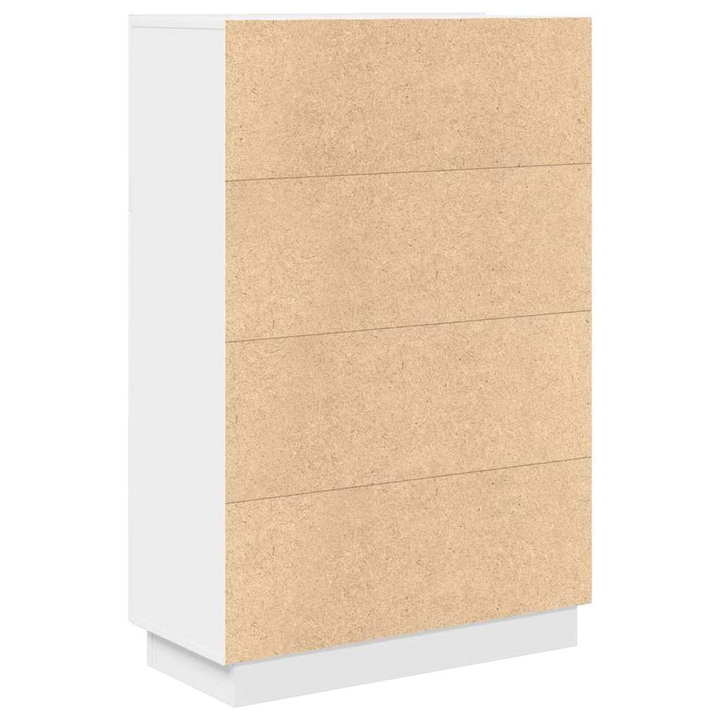 Schreibtisch mit Tür Weiß 71.5 x 31.5 x 106.5 cm Holzwerkstoff
