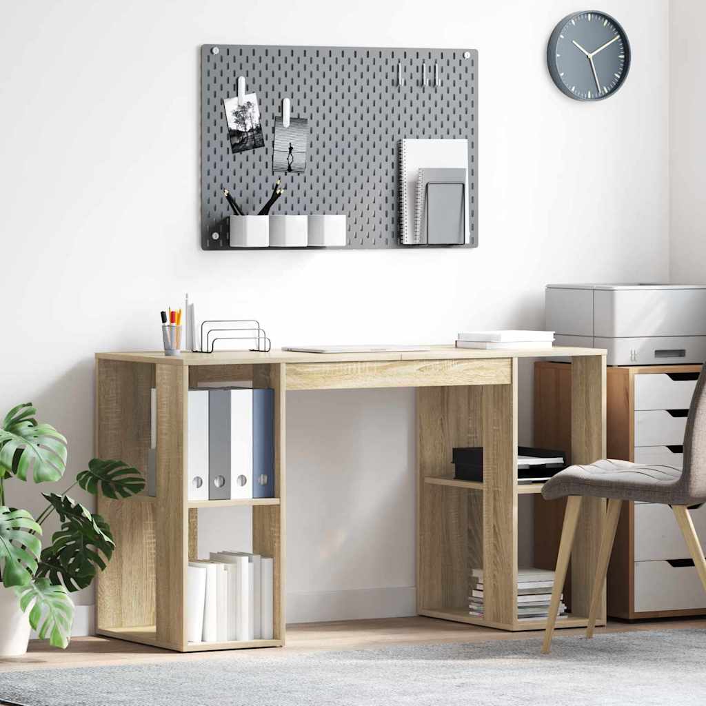 Schreibtisch Sonoma-Eiche 130 x 50,5 x 75 cm Holzwerkstoff