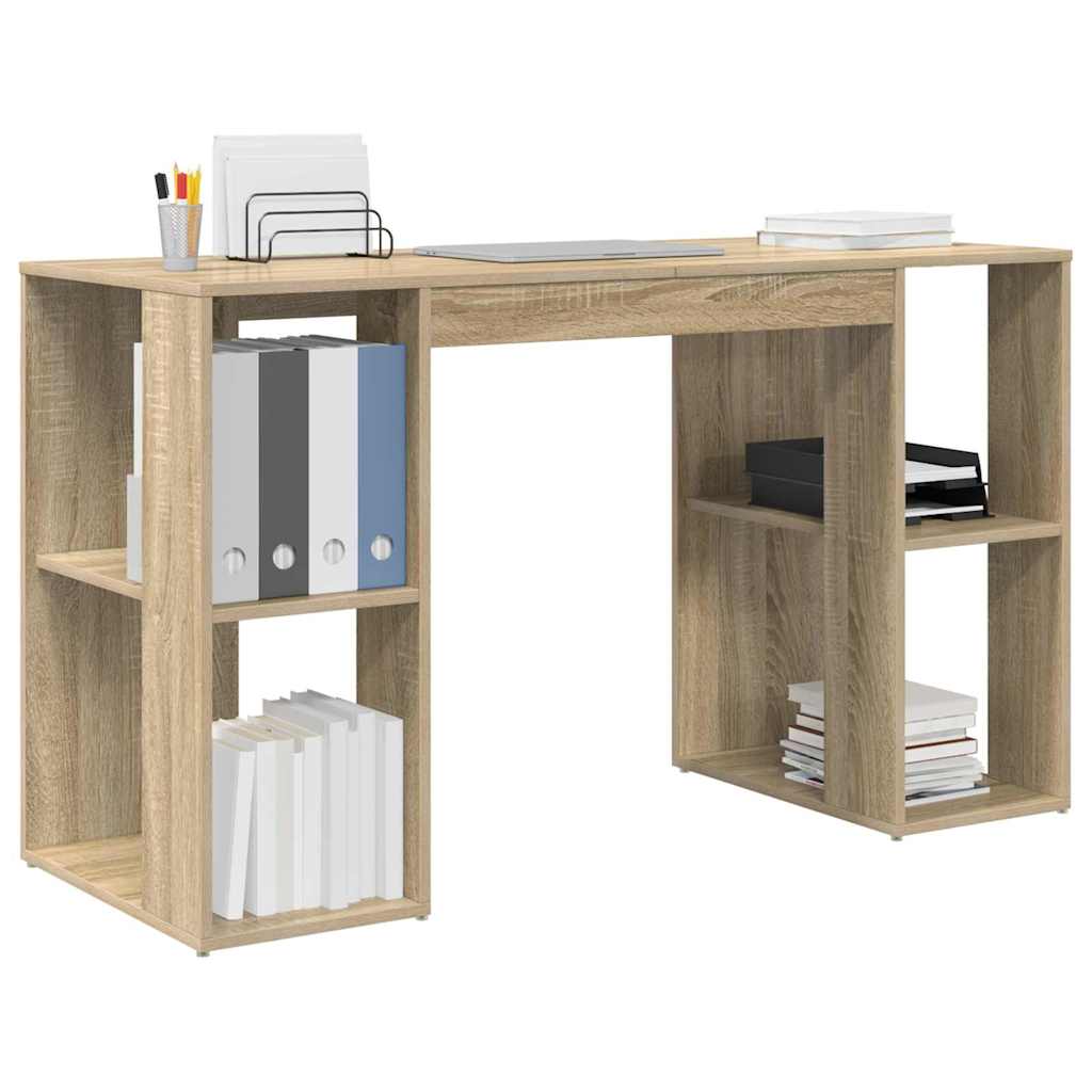 Schreibtisch Sonoma-Eiche 130 x 50,5 x 75 cm Holzwerkstoff