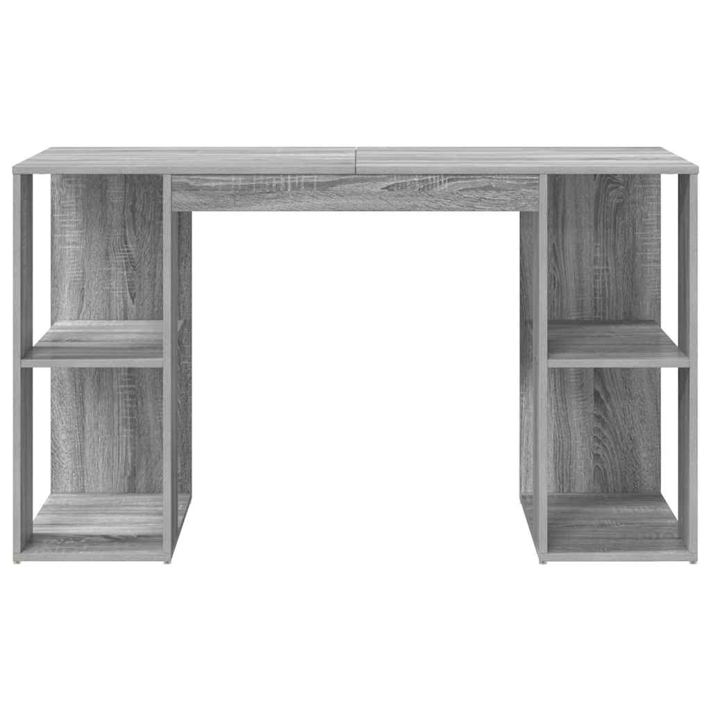 Schreibtisch Graues Sonoma 130 x 50,5 x 75 cm Holzwerkstoff