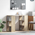 Schreibtisch Sonoma-Eiche 90 x 50 x 75 cm Holzwerkstoff