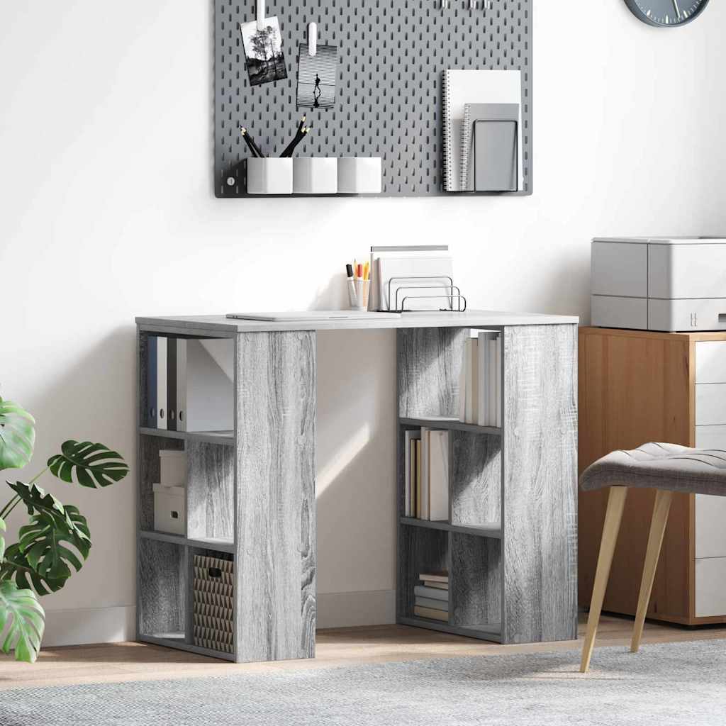 Schreibtisch Graues Sonoma 90 x 50 x 75 cm Holzwerkstoff