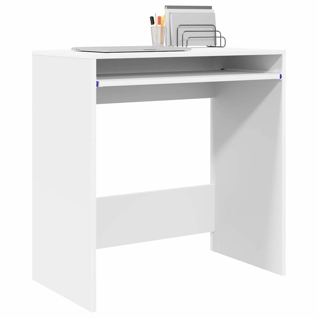 Schreibtisch mit Speicher Weiß 77,5 x 43 x 79 cm Holzwerkstoff